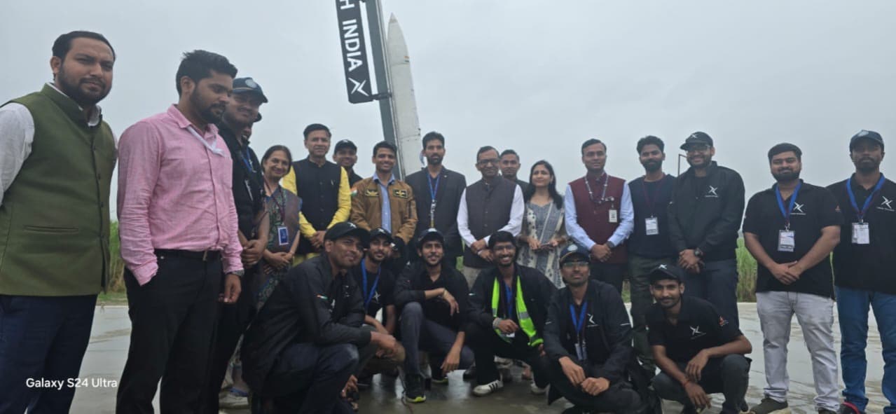 Shashank Mani Tripathi ji with Astronaut Subhanshu Shukla